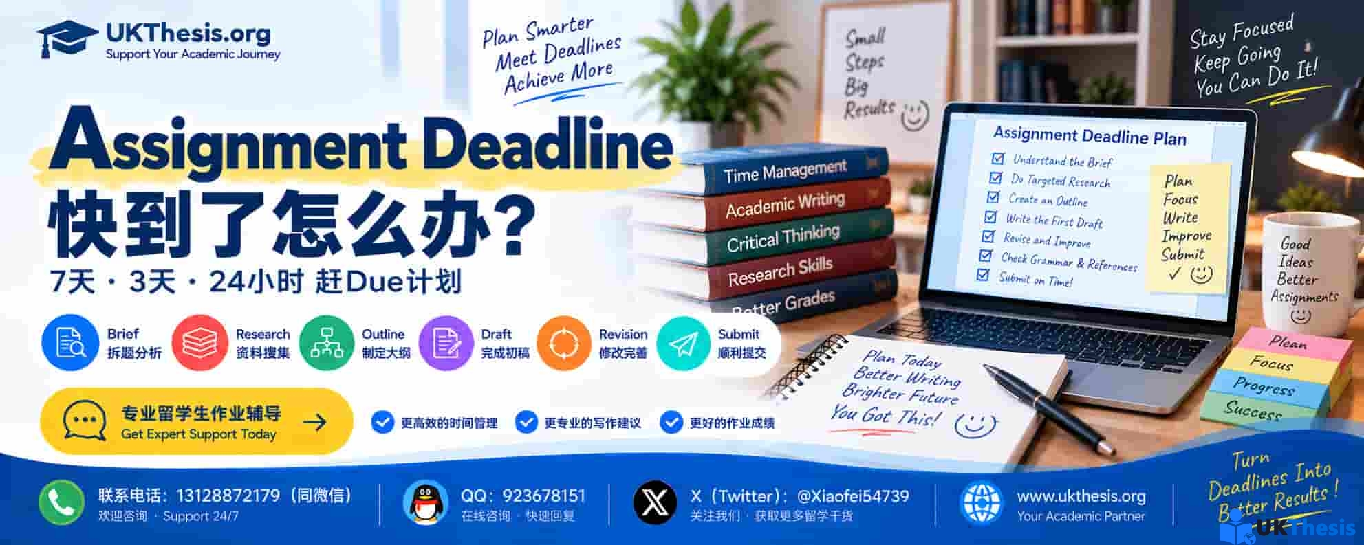 Assignment Deadline快到了怎么办?7天、3天与24小时赶Due写作计划 Assignment Deadline快到了怎么办?7天、3天与24小时赶Due写作计划