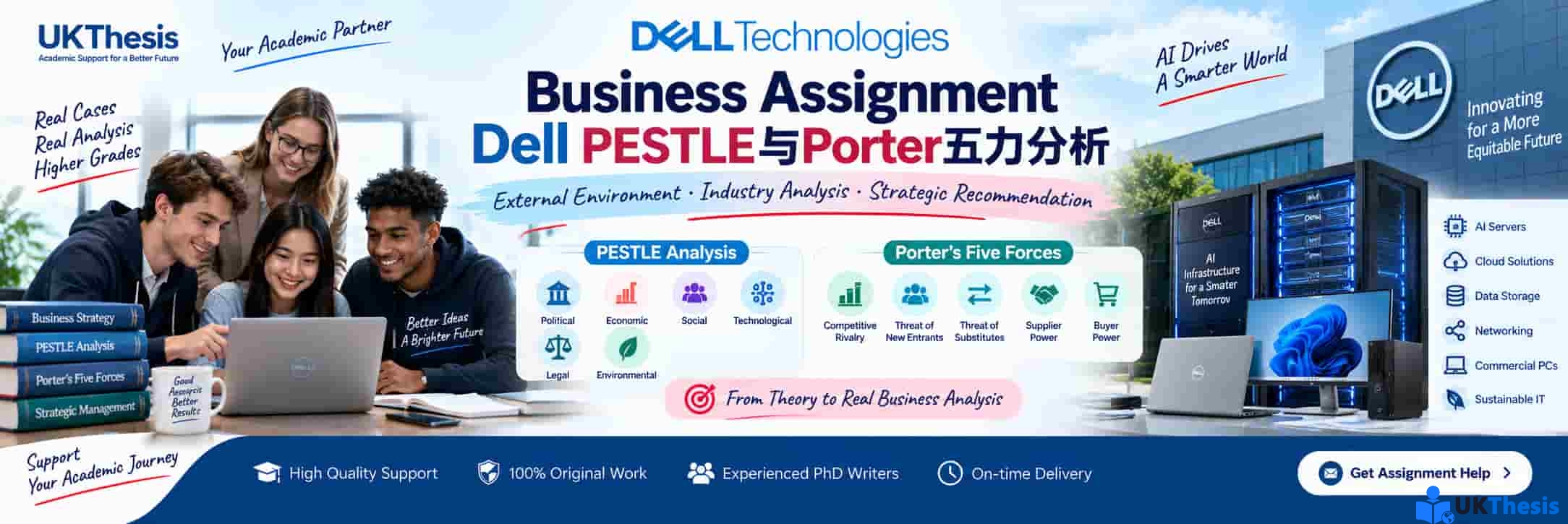 Dell Technologies PESTLE与Porter五力分析 Business Assignment案例指南