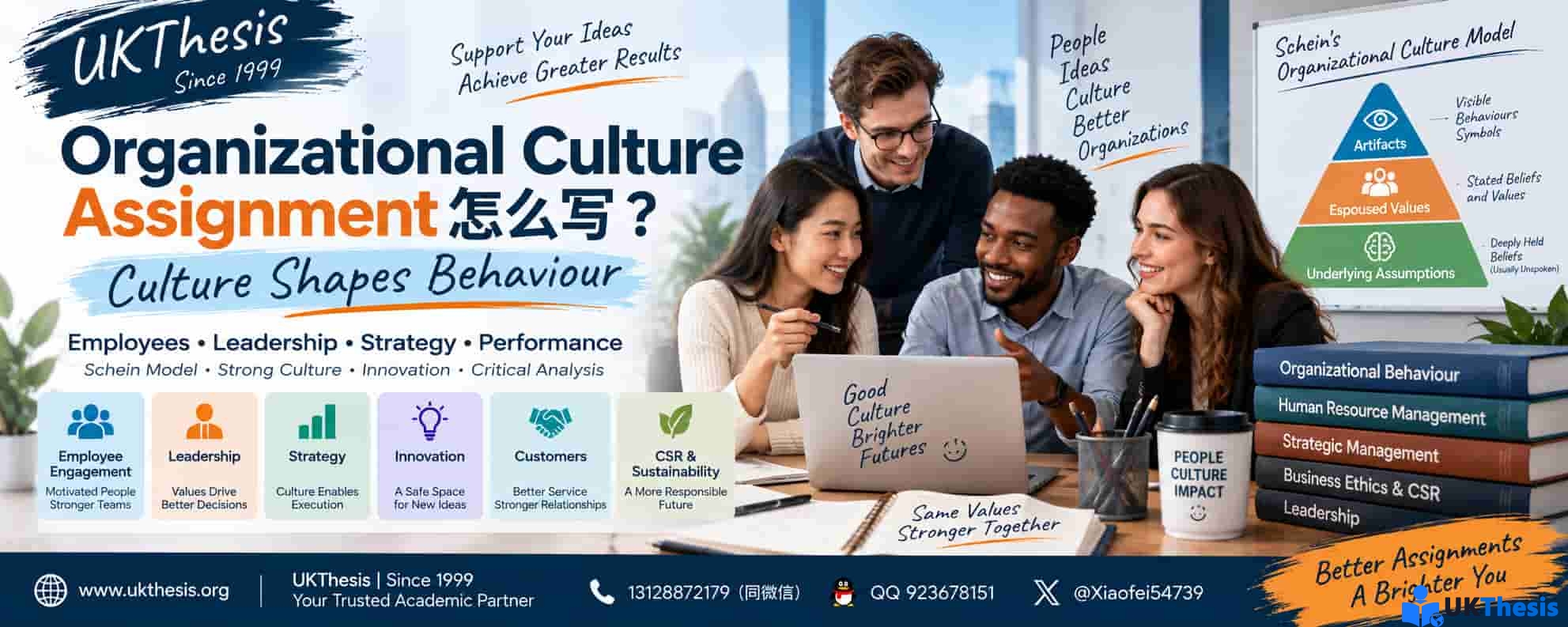 Organizational Culture Assignment写作指南 企业文化员工Leadership Strategy与Critical Analysis