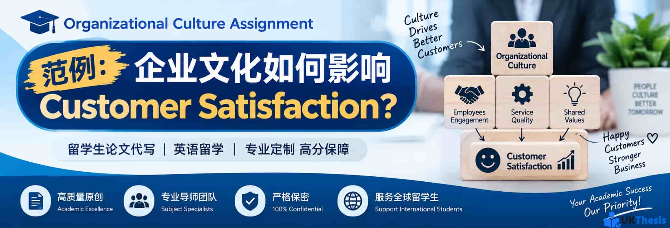 Organizational Culture Assignment范例：企业文化如何影响Customer Satisfaction
