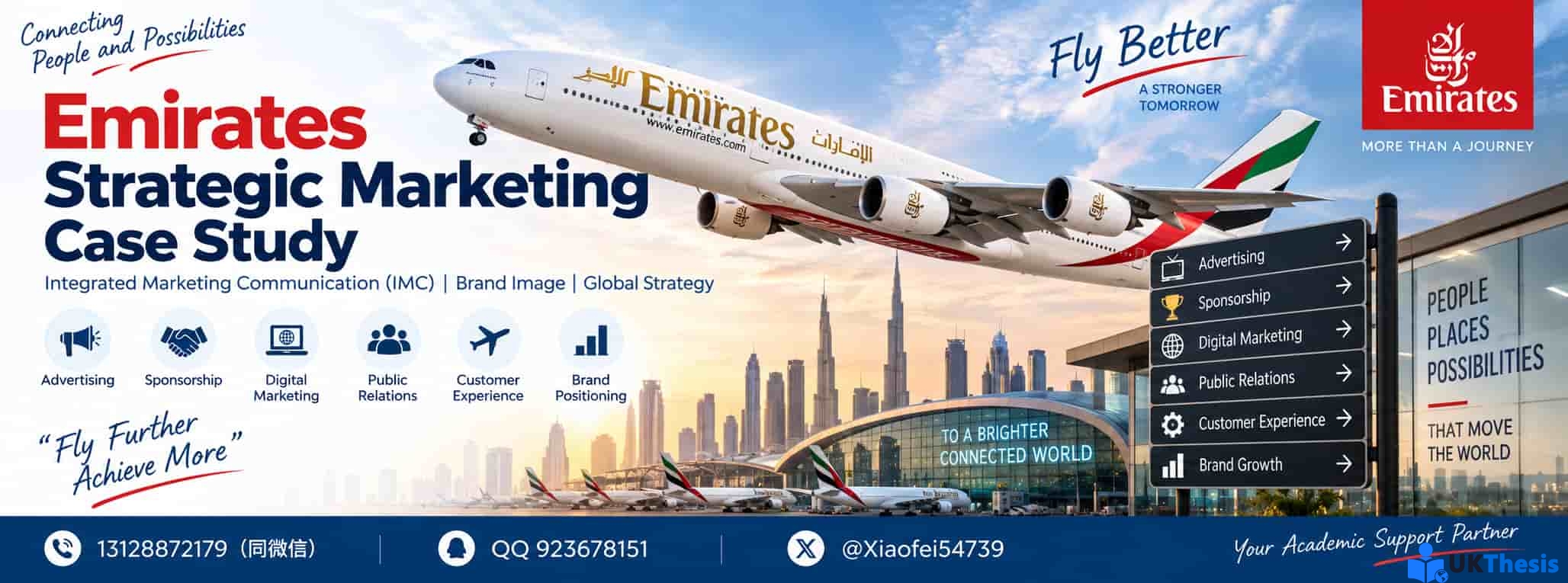 Emirates Strategic Marketing Case Study:IMC、品牌形象与全球营销策略分析 Emirates Strategic Marketing Case Study:IMC、品牌形象与全球营销策略分析
