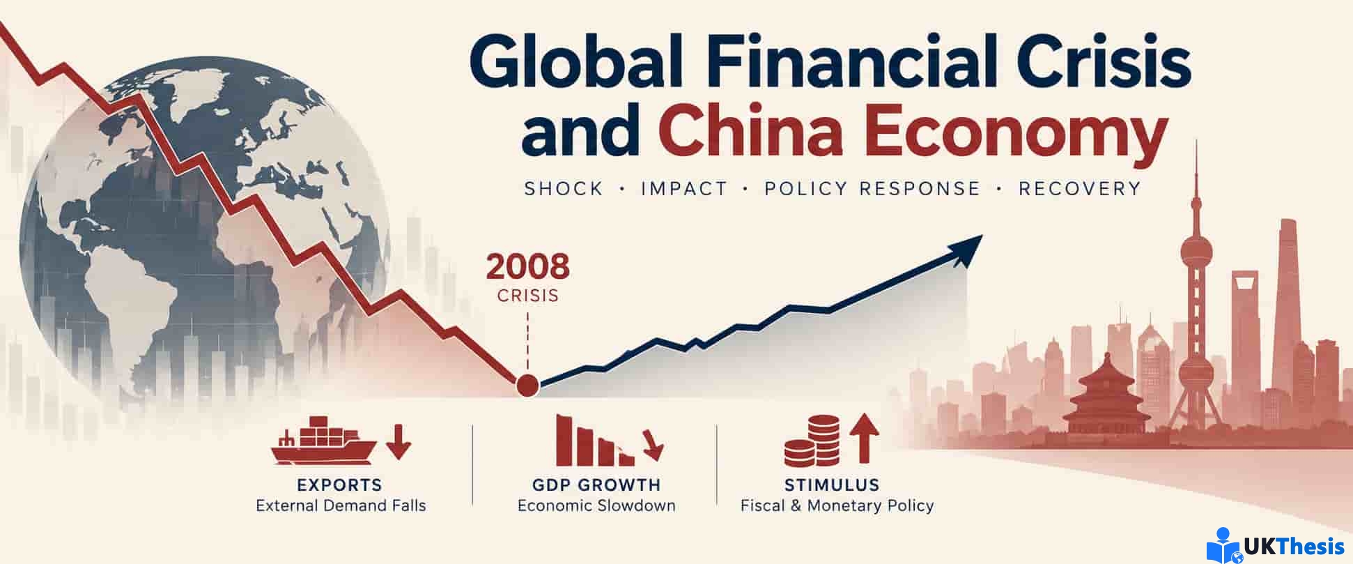 Global Financial Crisis Economics Essay:2008金融危机对中国经济、出口与财政政策的影响 Global Financial Crisis Economics Essay:2008金融危机对中国经济、出口与财政政策的影响