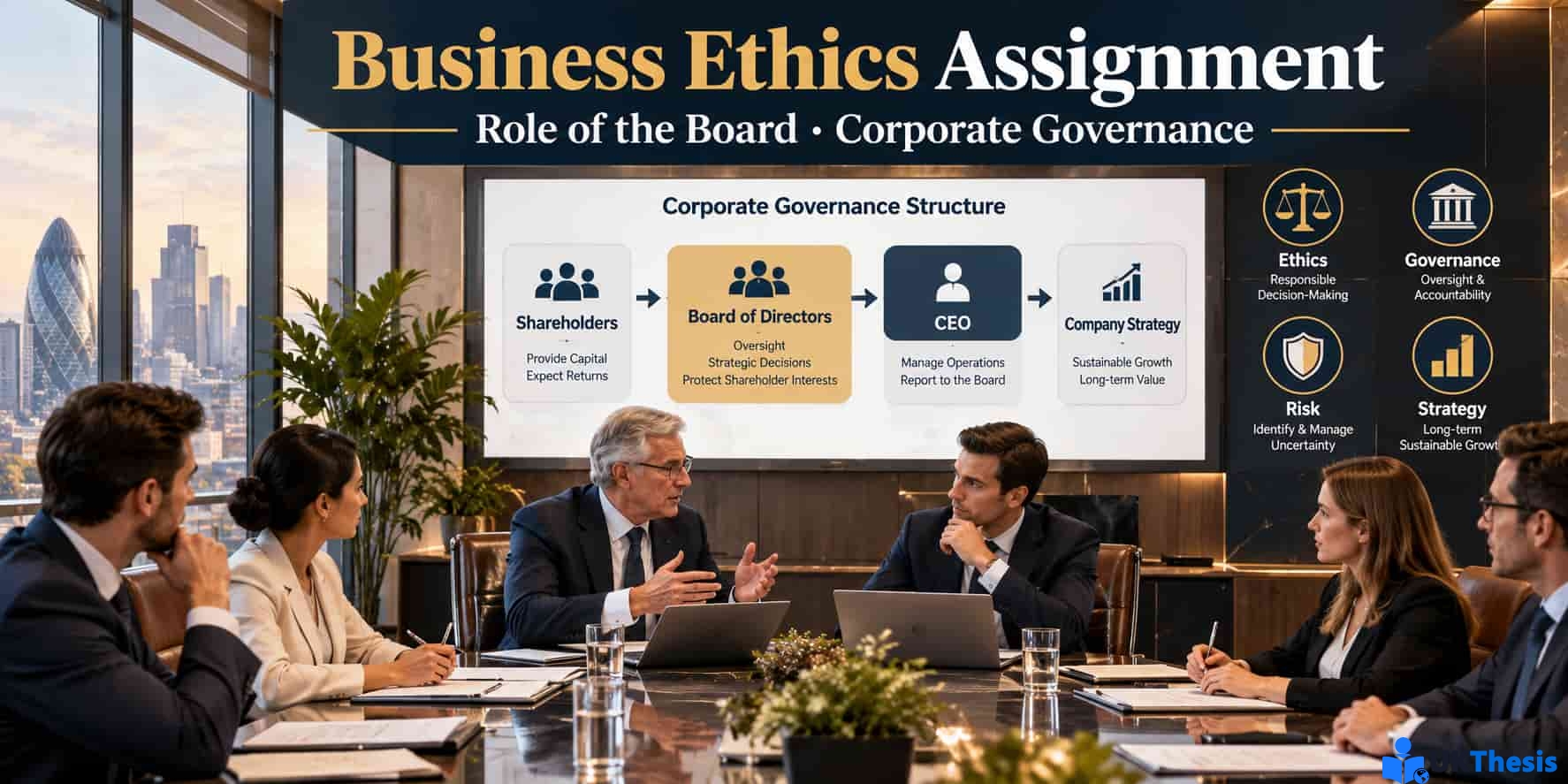 Business Ethics Assignment范文:Role of the Board与Corporate Governance分析 Business Ethics Assignment范文:Role of the Board与Corporate Governance分析