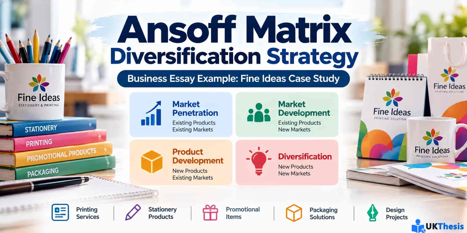 Ansoff Matrix Essay范文：Fine Ideas Diversification Strategy案例分析