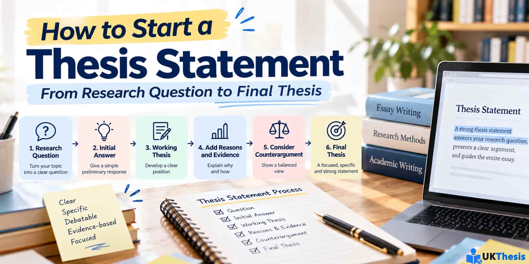 How to Start a Thesis Statement:从Research Question到Working Thesis与Final Thesis写作步骤 How to Start a Thesis Statement:从Research Question到Working Thesis与Final Thesis写作步骤
