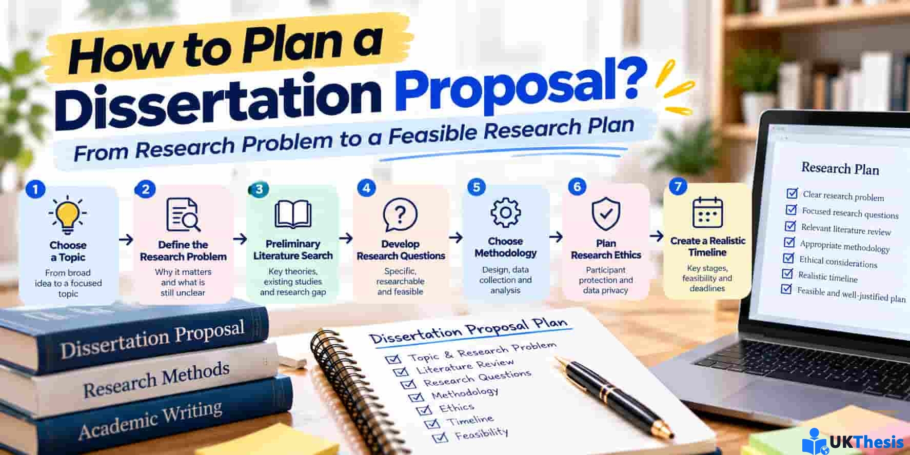 How to Plan a Dissertation Proposal:从Research Problem、Literature Review到Methodology与Timeline的规划步骤 How to Plan a Dissertation Proposal:从Research Problem、Literature Review到Methodology与Timeline的规划步骤