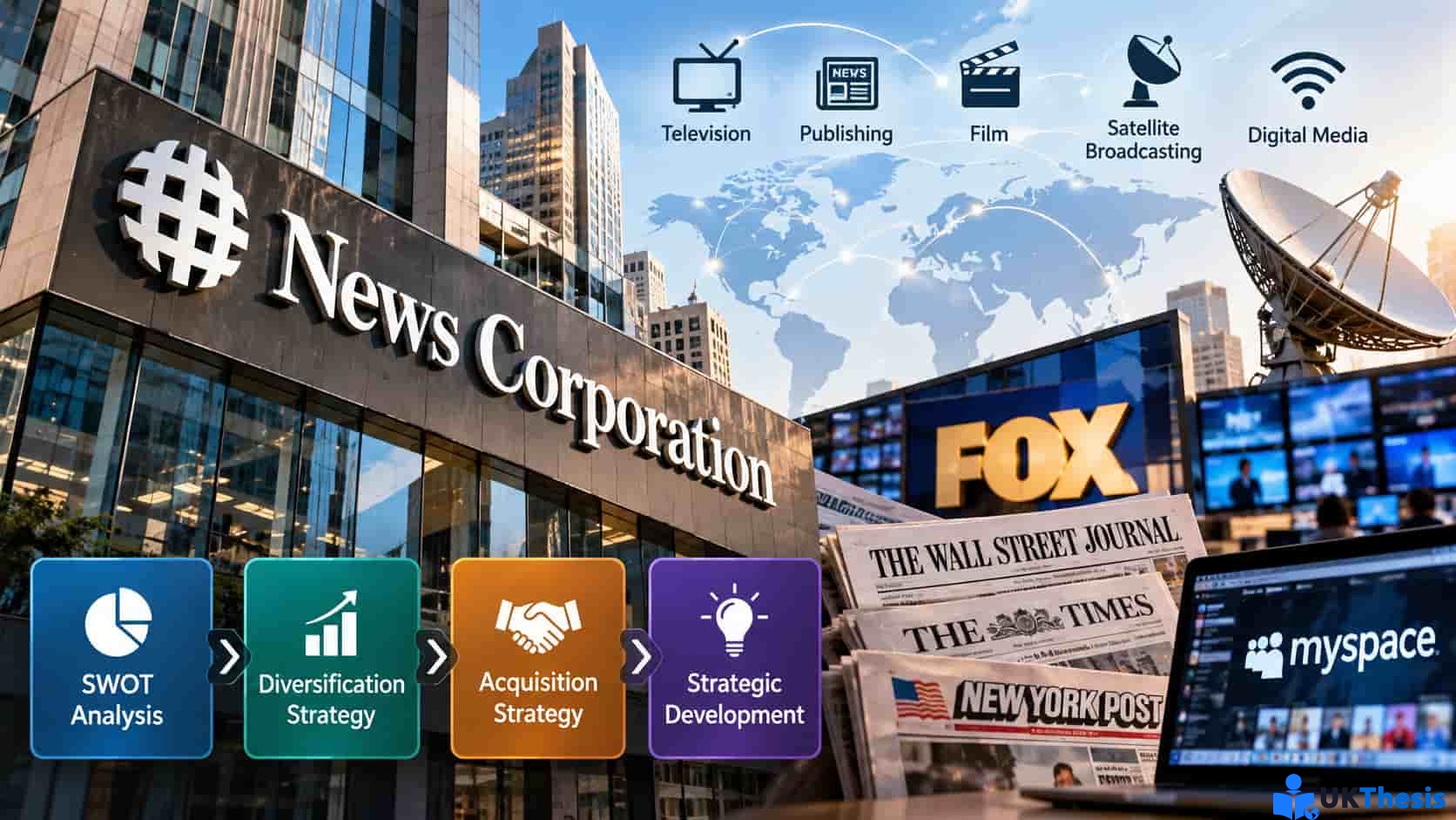 News Corporation Strategic Management SWOT Diversification and Acquisition Case Study News Corporation Strategic Management SWOT Diversification and Acquisition Case Study