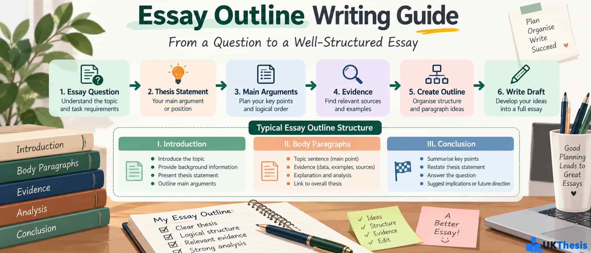 Essay Outline怎么写：Essay提纲格式、结构与写作步骤指南