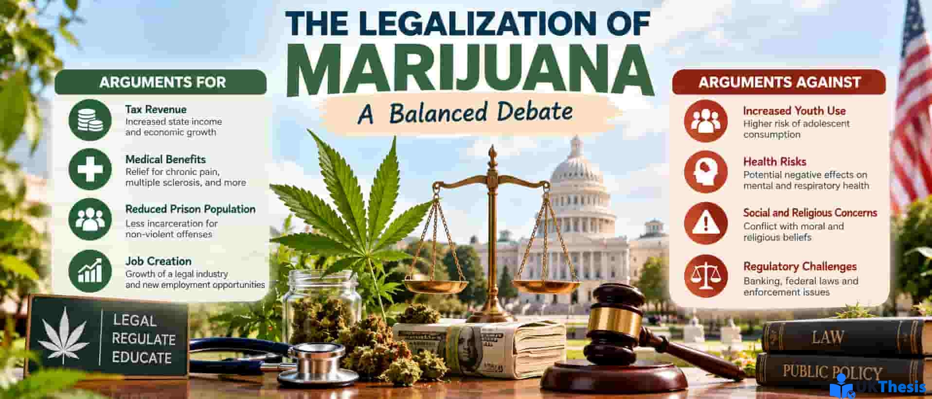 Marijuana Legalization Essay:大麻合法化Arguments For and Against正反观点分析 Marijuana Legalization Essay:大麻合法化Arguments For and Against正反观点分析