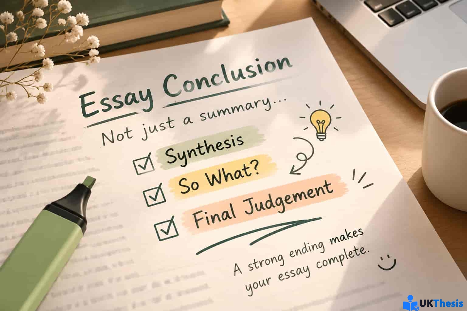 Essay Conclusion怎么写与Synthesis So What Final Judgement结尾结构指南