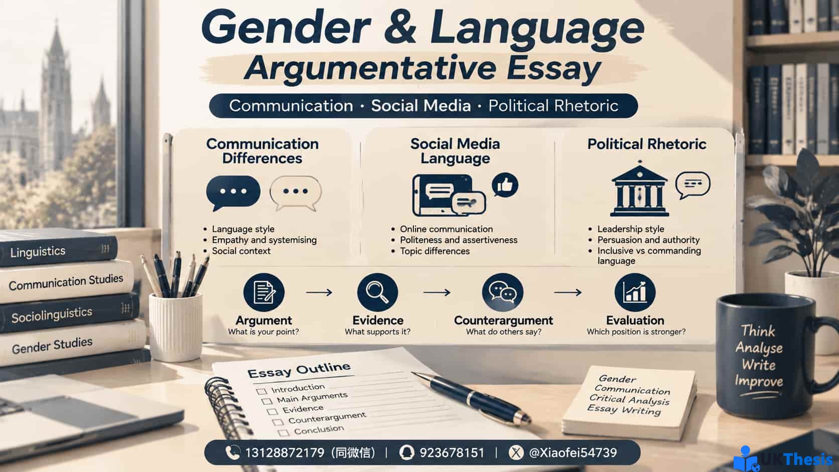 Gender and Language Argumentative Essay男女沟通方式英文范文
