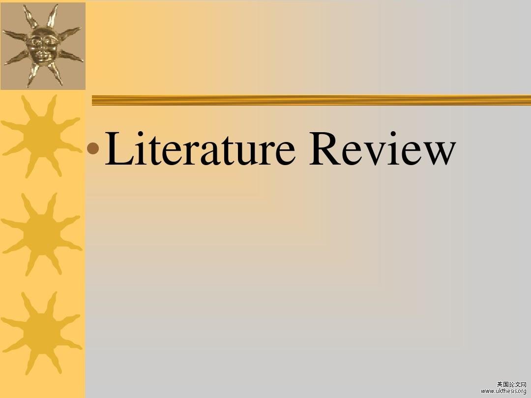 Literature review范文